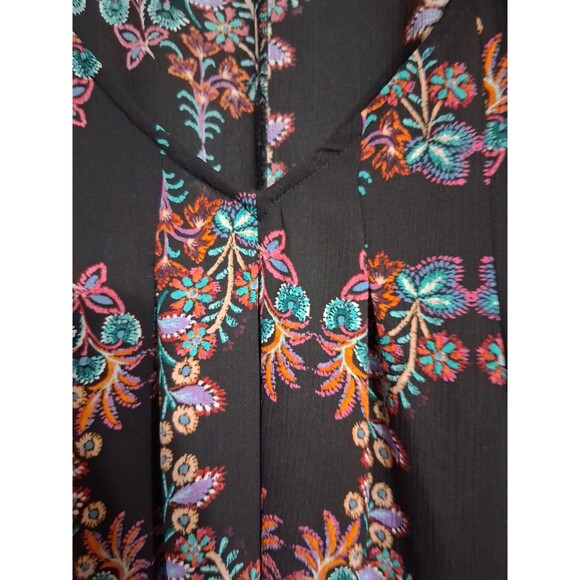 Women's a.n.a Long Sleeve Floral Blouse Top Size XL - Picture 4 of 7